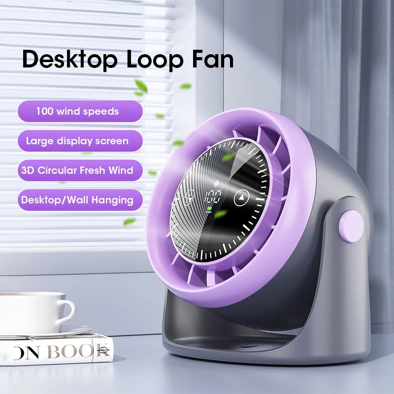 VENTILADOR TURBO 360 Desktop Loop Fan