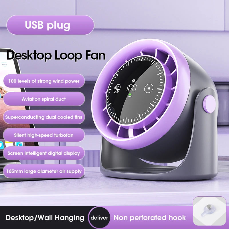 VENTILADOR TURBO 360 Desktop Loop Fan